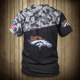 Denver Broncos Military T Shirt 3D Short Sleeve