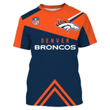Denver Broncos T shirts Vintage Cheap Short Sleeve O Neck For Fans