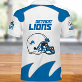 Detroit Lions Polo Shirts White For Men