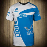 Detroit Lions T Shirt 3D Short Sleeve One Pride