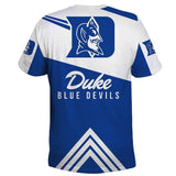 Duke Blue Devils T-shirt 3D Short Sleeve O Neck