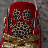 Novelty Design Canvas Shoes Printed Custom Logo Chelwood Cheetahs