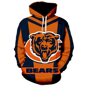 Hot Sale Chicago Bears Hoodies 3D Sweatshirt Cool Pullover