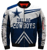 Hot Sale NFL Football Men's Bomber Jacket Dallas Cowboys Bomber Jacket For Sale