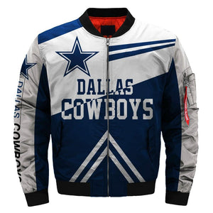 Hot Sale NFL Football Men's Bomber Jacket Dallas Cowboys Bomber Jacket For Sale