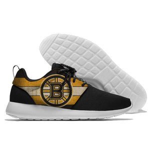 Hot Sale NHL Shoes Sneaker Lightweight Custom Boston Bruins Shoes Super Comfort