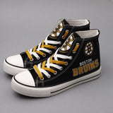 Cheap Custom Boston Bruins Shoes Letter Glow In The Dark Shoes Laces