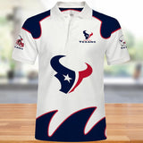 Houston Texans Polo Shirts White