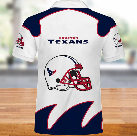 Houston Texans Polo Shirts White