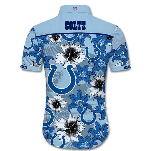 Indianapolis Colts NFL Hawaiian Shirt Summer Short Sleeve Button