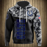 Indianapolis Colts Military Hoodies 3D Sweatshirt Pullover