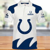 Indianapolis Colts Polo Shirts White
