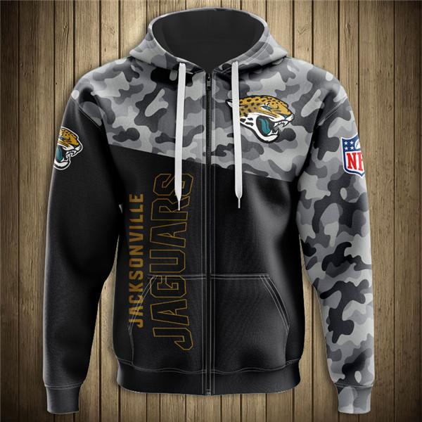 18% OFF Jacksonville Jaguars Military Hoodies 3D Sweatshirt Long Sleeve – 4  Fan Shop
