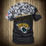 Jacksonville Jaguars Military T Shirt 3D Short Sleeve