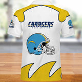 Los Angeles Chargers Polo Shirts White