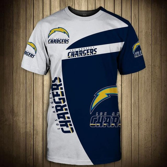 Los Angeles Chargers T Shirt 3D Short Sleeve