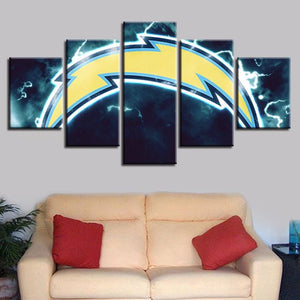 Los Angeles Chargers Wall Art Cheap For Living Room Wall Decor