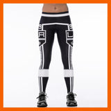 Los Angeles Kings 3D Print YOGA Gym Sports Leggings High Waist Fitness Pant Workout Trousers