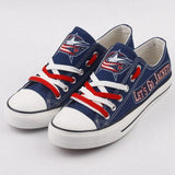 Low Price NHL Shoes Custom Columbus Blue Jackets Shoes For Sale Super Comfort