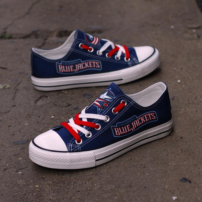 Custom Name NHL Columbus Blue Jackets Personalized Name Ultra Max Soul  Sneakers For Men And Women