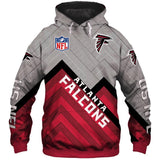 Lowest Price NFL Hoodies 3D Men Atlanta Falcons Hoodies Sweatshirt Pullover