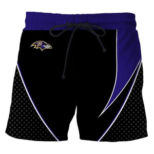 Men's Baltimore Ravens Shorts For Gym Fitness Running