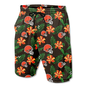 Men's Cleveland Browns Shorts Floral