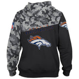 Men's Denver Broncos Military Hoodies 3D Sweatshirt Pullover