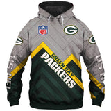 Men's Green Bay Packers Hoodies Cheap 3D Sweatshirt Pullover