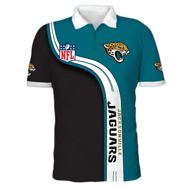 25% SALE OFF Men's Jacksonville Jaguars Polo Shirt 3D