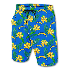 Men's Los Angeles Chargers Shorts Floral