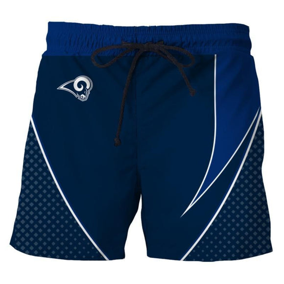 Men's Los Angeles Rams Shorts For Gym Fitness Running