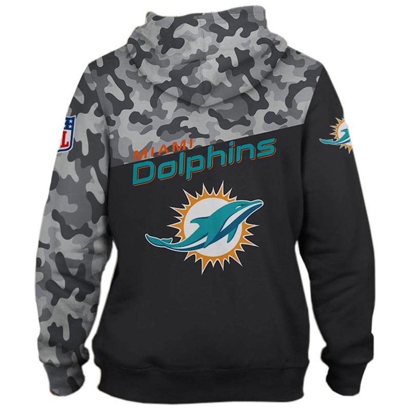 Miami Dolphins Camo 3d Hoodie Gift For Fan Men For Women - T-shirts Low  Price