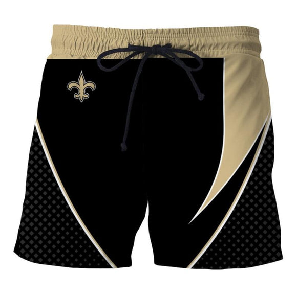 Men's New Orleans Saints Shorts For Gym Fitness Running