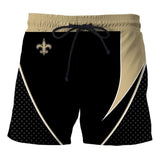 Men's New Orleans Saints Shorts For Gym Fitness Running