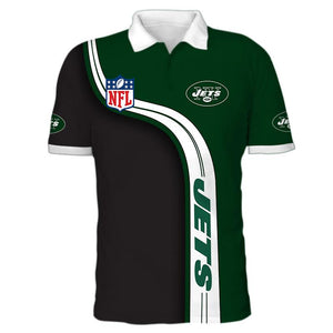 Men's New York Jets Polo Shirt 3D
