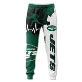 Men's New York Jets Sweatpants Printed 3D
