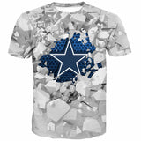 Men's T-shirt 3D Printed Logo NFL Football Team - Pick Your Team