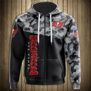 Men's Tampa Bay Buccaneers Hoodies Military 3D Sweatshirt Pullover