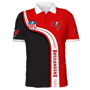 Men's Tampa Bay Buccaneers Polo Shirt 3D