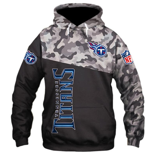 16% OFF Men's Tennessee Titans Hoodie Military 3D Sweatshirt Pullover – 4  Fan Shop