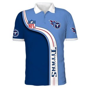 Men's Tennessee Titans Polo Shirt 3D