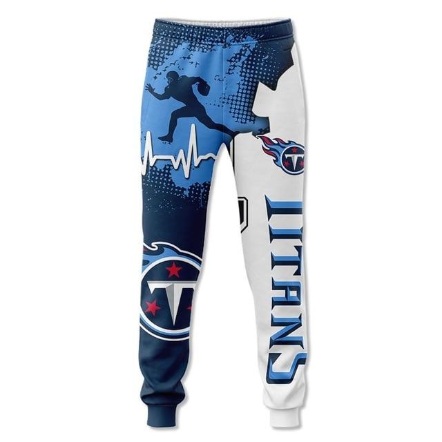 Tennessee Titans Football Tracksuit 2pcs Men's Sports Hoodie Sweatpants Suit