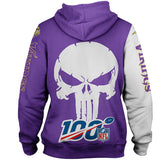 Minnesota Vikings Skull Hoodie