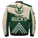 NBA Bomber Jacket Men Milwaukee Bucks Jacket For Sale