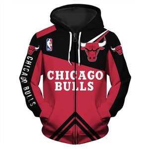NBA Hoodie Sale Chicago Bulls Hoodie Cheap With Zipper Sweatshirt Jacket Pullover
