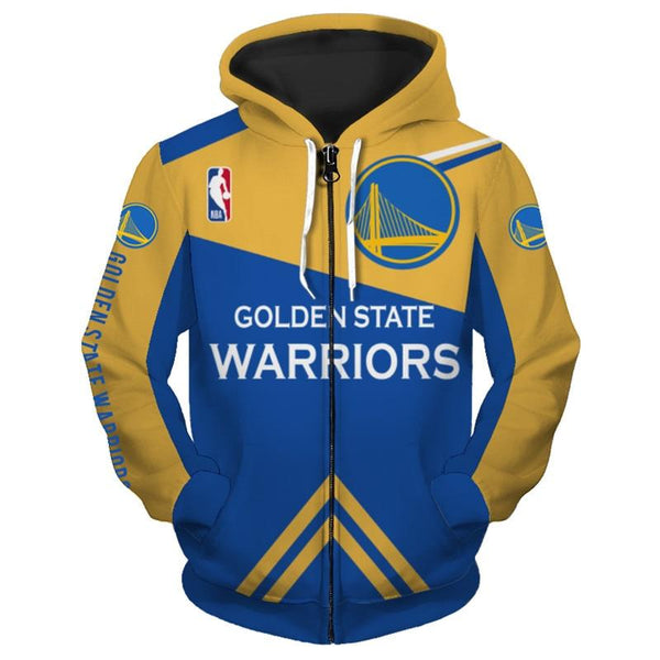 12% SALE OFF NBA Hoodies 3D Golden State Warriors Hoodie Mens Zip Up  Sweatshirt – 4 Fan Shop