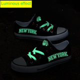 NBA Shoes Custom New York Knicks Shoes Limited Letter Glow In The Dark