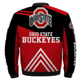 NCAA Bomber Jacket Men Ohio State Buckeyes Jacket Sale
