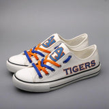 Novelty Design Auburn Tigers Shoes Low Top Canvas Shoes